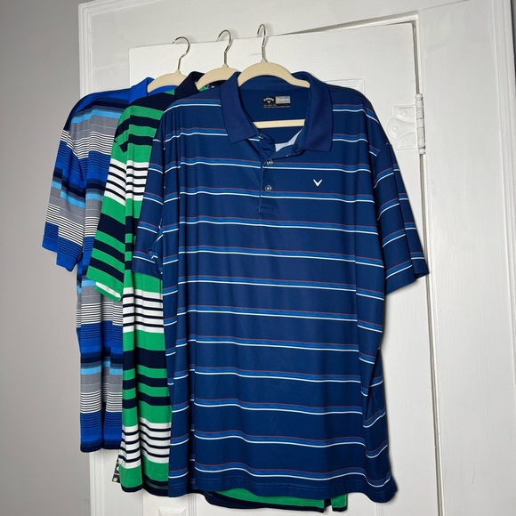 Callaway Ben Hogan Chaps Golf Polo Performance Shirts Bundle of Five XXL - Picture 4 of 11